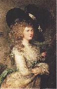 Thomas Gainsborough Portrait of Lady Georgiana Cavendish, Duchess of Devonshire oil painting